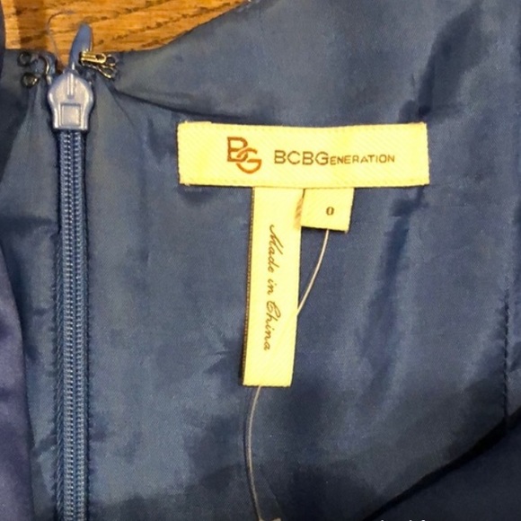 Bcbgeneration blue satin dress - Picture 2 of 2